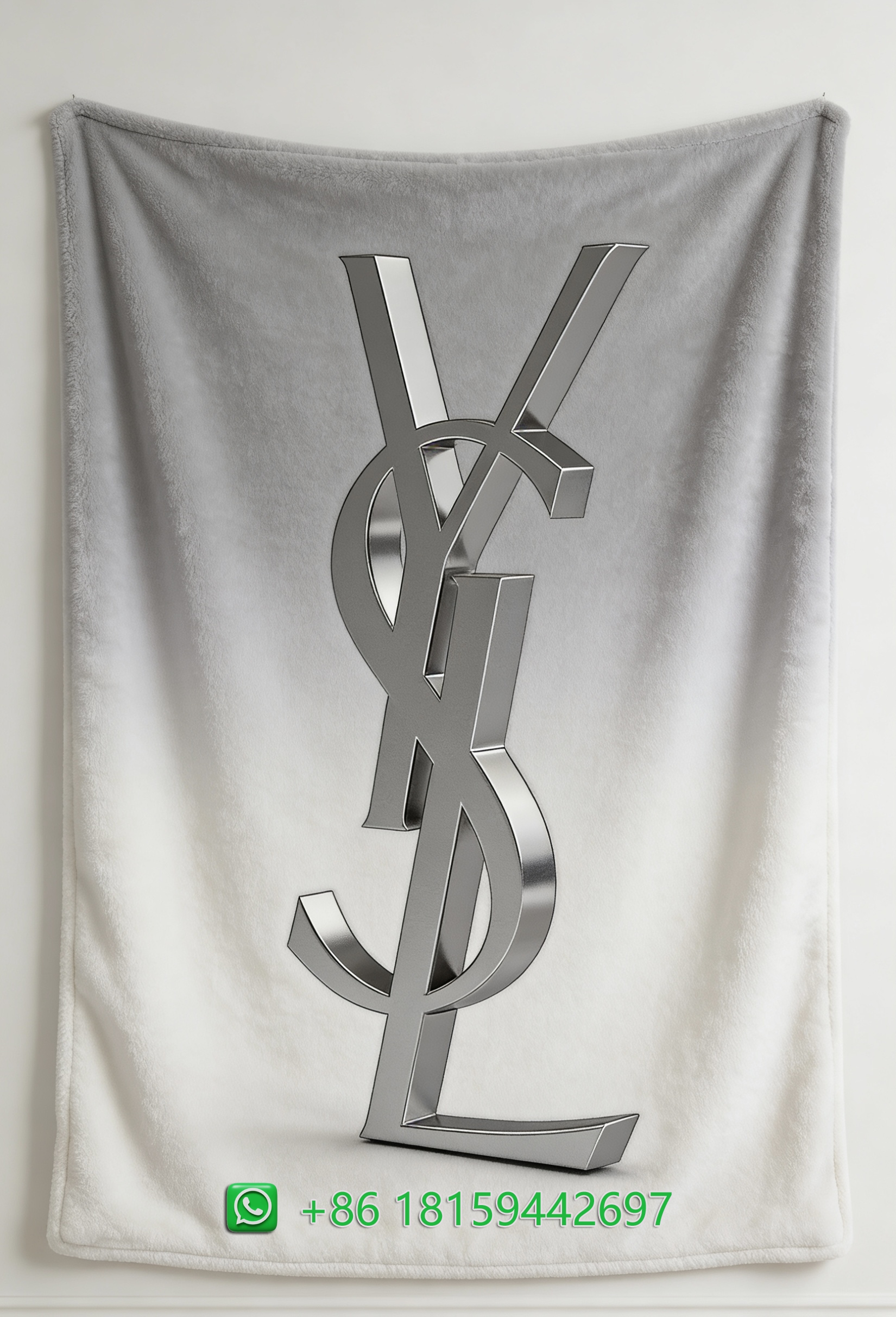 Yves Saint Laurent Throw Blankets